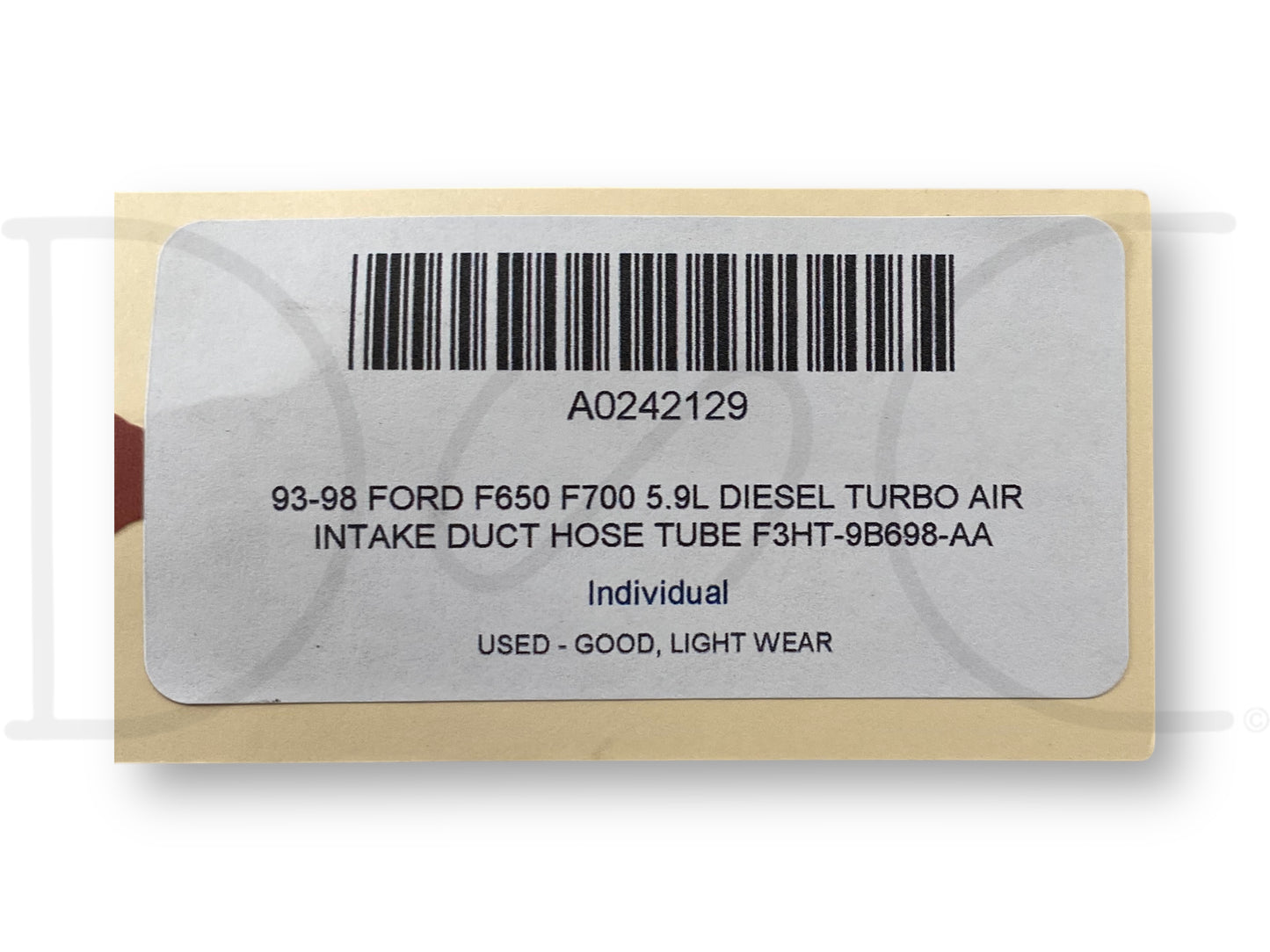 93-98 Ford F650 F700 5.9L Diesel Turbo Air Intake Duct Hose Tube F3Ht-9B698-Aa