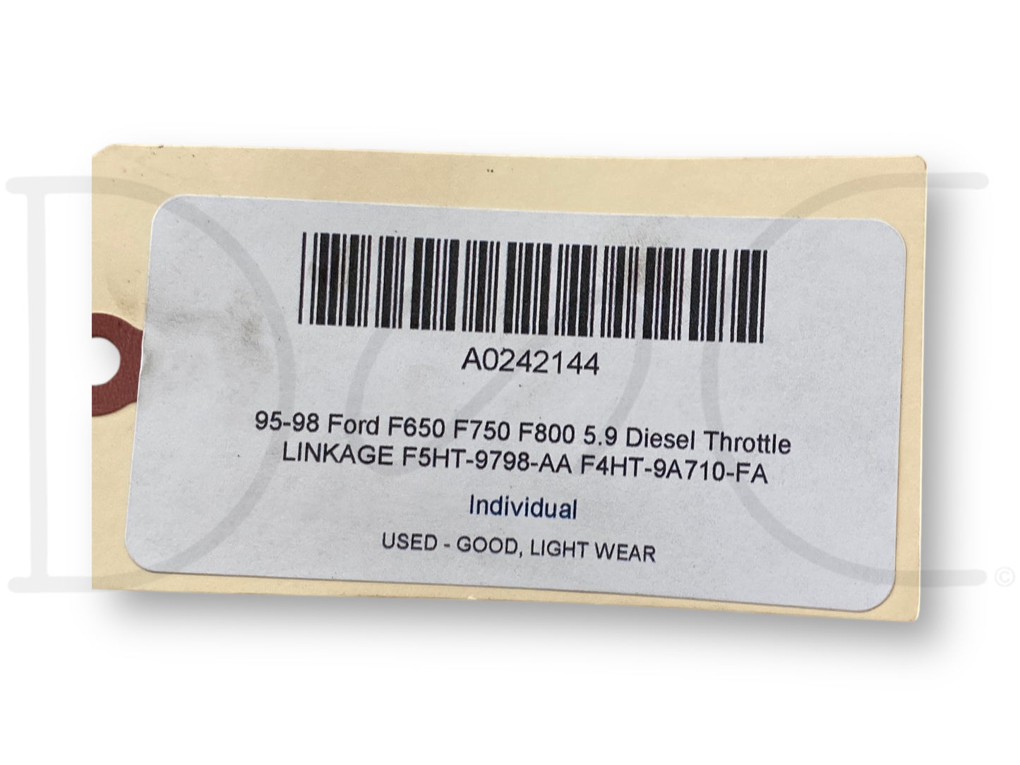 95-98 Ford F650 F750 F800 5.9 Diesel Throttle Linkage F5Ht-9798-Aa F4Ht-9A710-Fa