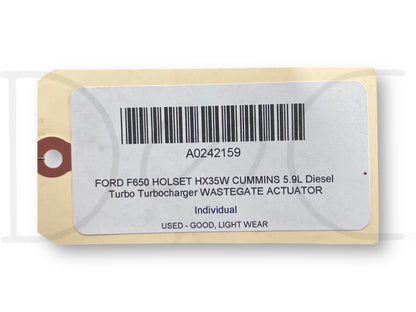 Ford F650 Holset Hx35W Cummins 5.9L Diesel Turbo Turbocharger Wastegate Actuator