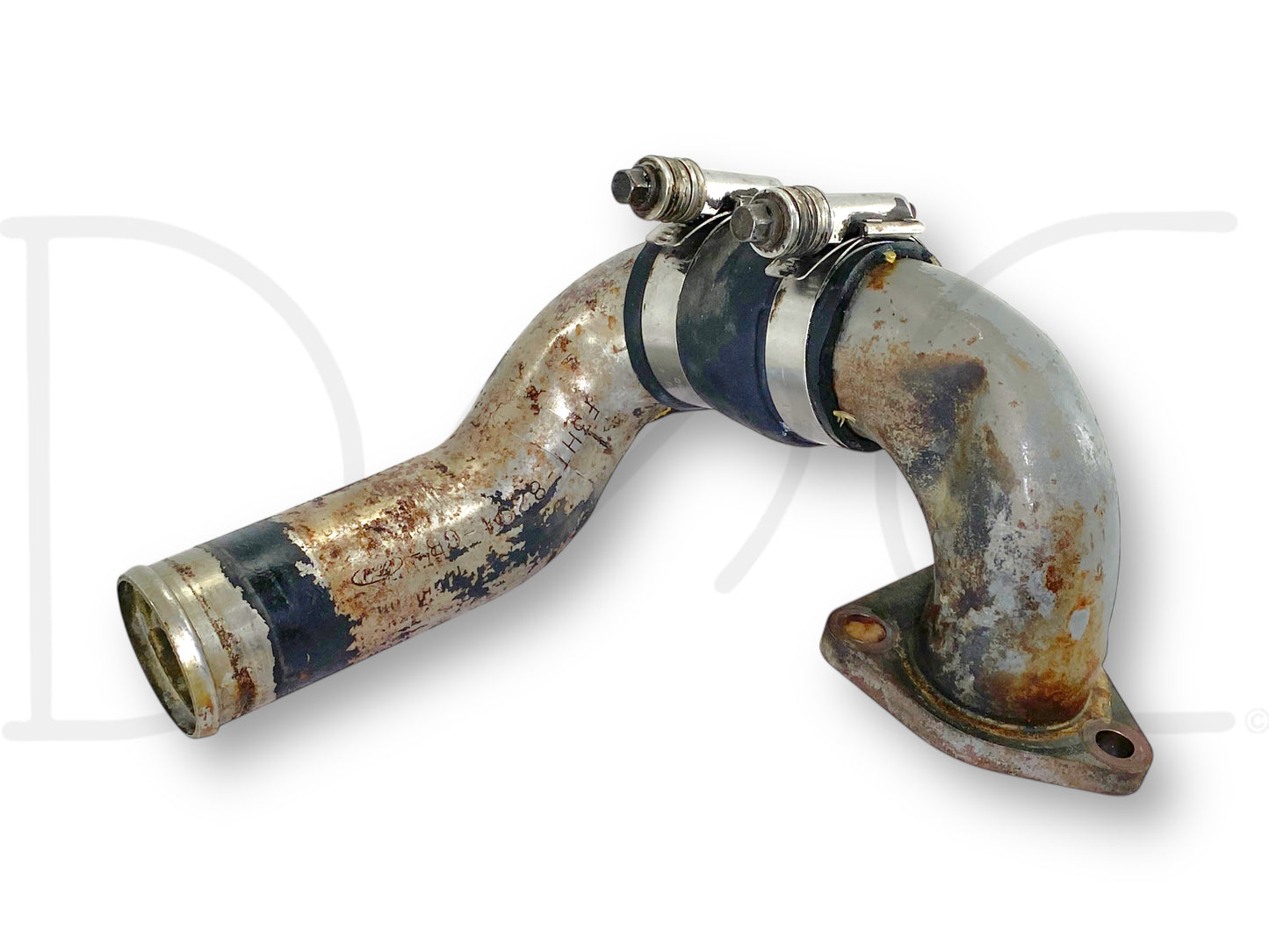 93-98 Ford F650 F800 5.9L Cummins Lower Radiator Coolant Tube Pipe F3Ht-8291-Cb
