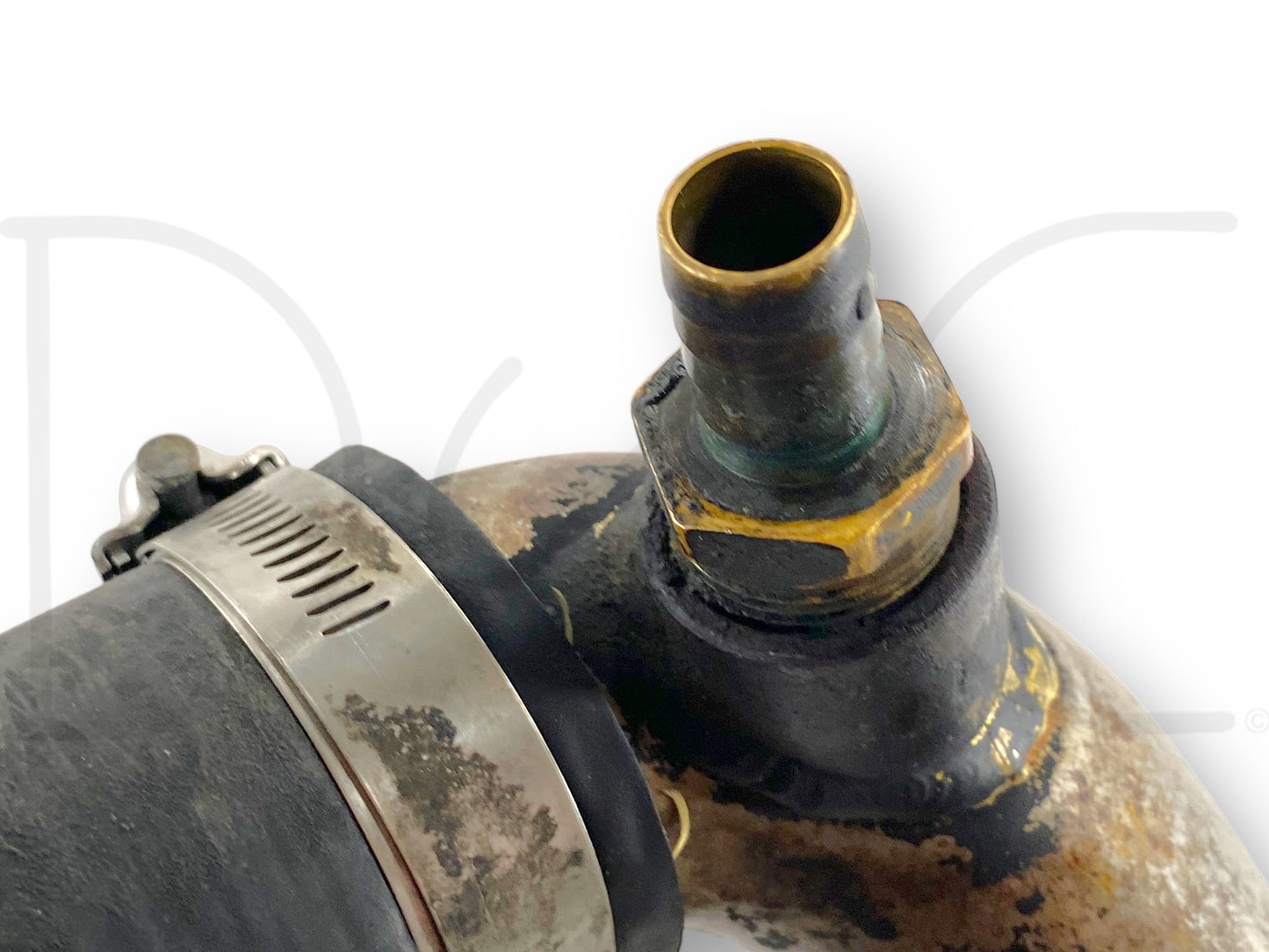 93-98 Ford F650 F800 5.9L Cummins Lower Radiator Coolant Tube Pipe F3Ht-8291-Cb