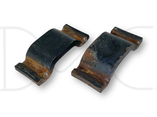 73-98 Ford F650 F800 Front Axle Leaf Spring U Bolt Upper Plate Set D3Ta-5458-Aa