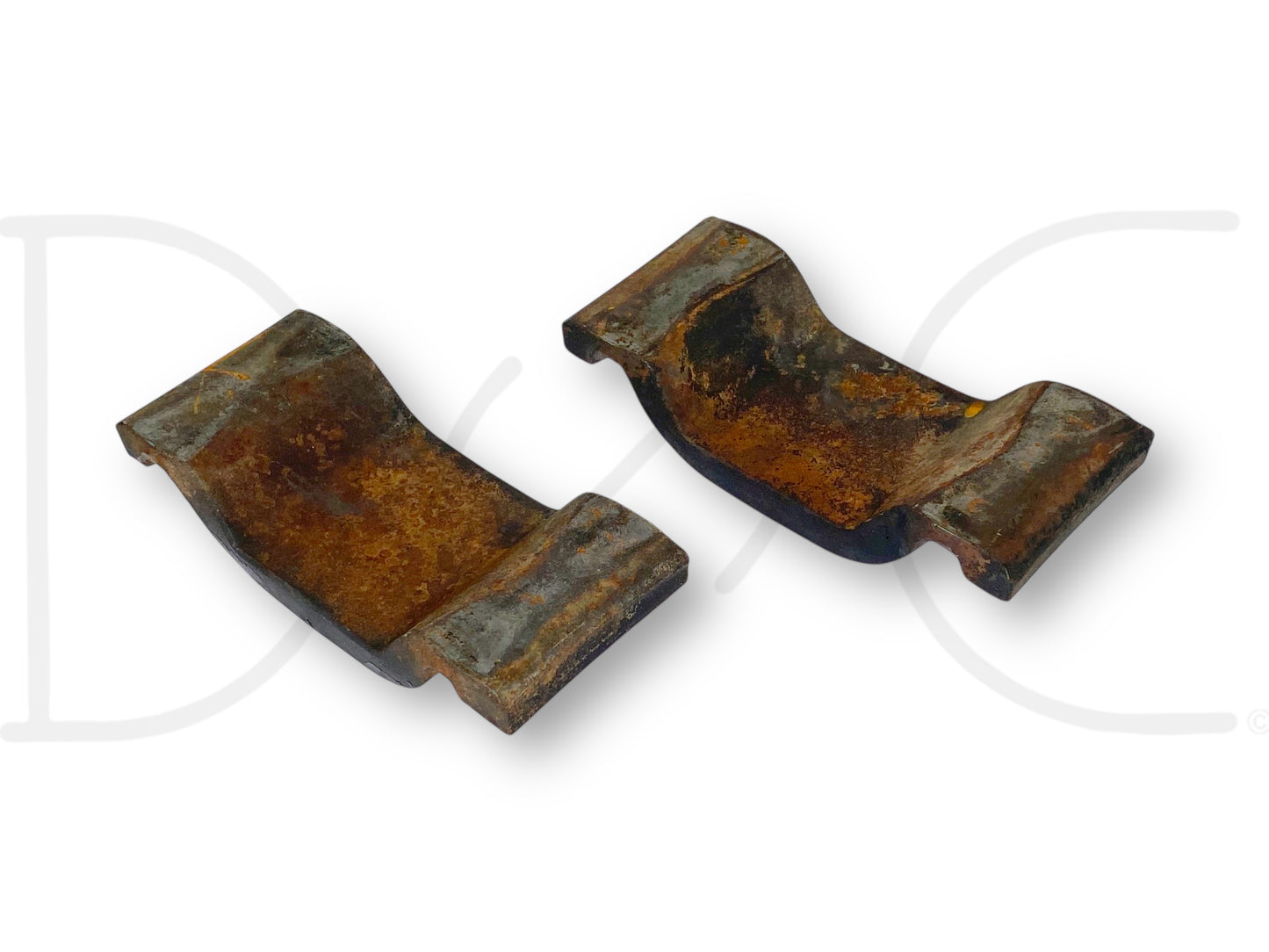 73-98 Ford F650 F800 Front Axle Leaf Spring U Bolt Upper Plate Set D3Ta-5458-Aa