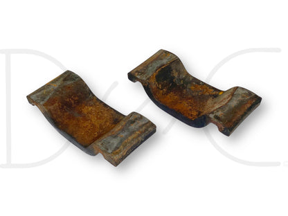 73-98 Ford F650 F800 Front Axle Leaf Spring U Bolt Upper Plate Set D3Ta-5458-Aa