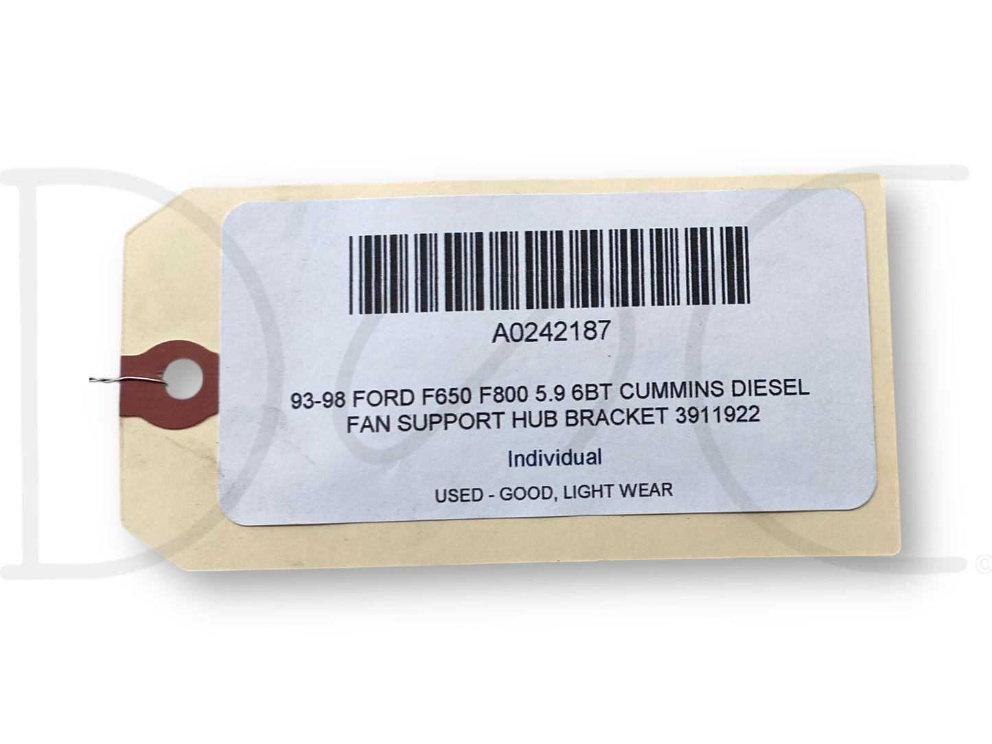 93-98 Ford F650 F800 5.9 6Bt Cummins Diesel Fan Support Hub Bracket 3911922