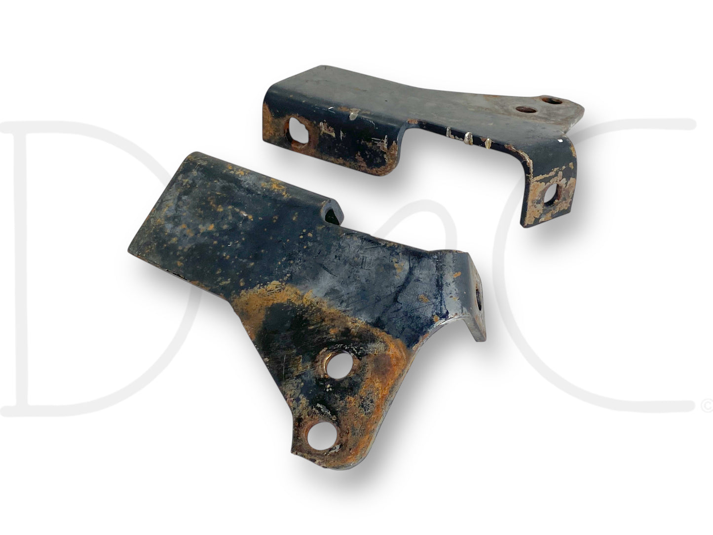 94-98 Ford F600 F650 F800 Truck Front Bumper Bracket Set OE Brackets *Blem*