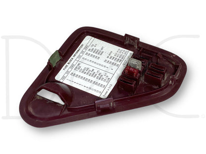 95-98 Chevy GMC C/K 1500 2500 3500 Interior Dash Relay Fuse Box Lid Cover Red