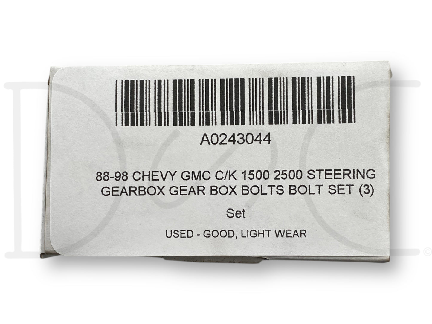 88-98 Chevy GMC C/K 1500 2500 Steering Gearbox Gear Box Bolts Bolt Set (3)
