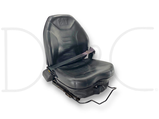 Cat 226B 226B2 Skid Steer Adjustable Suspension Seat Assembly W/ Seatbelt OEM