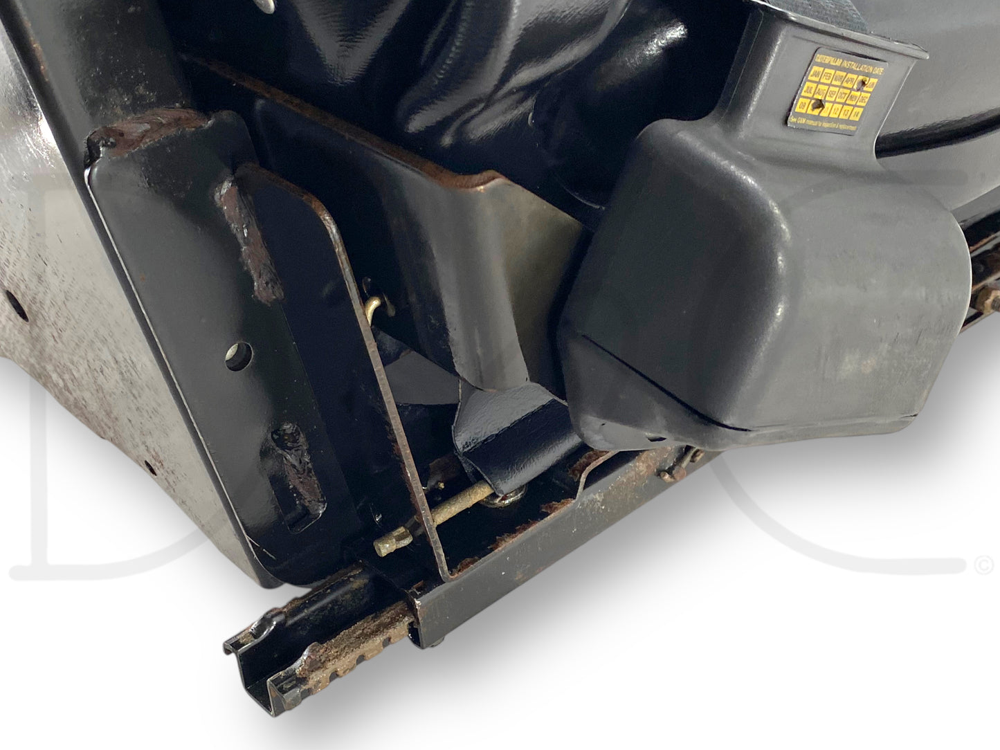 Cat 226B 226B2 Skid Steer Adjustable Suspension Seat Assembly W/ Seatbelt OEM