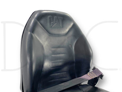Cat 226B 226B2 Skid Steer Adjustable Suspension Seat Assembly W/ Seatbelt OEM