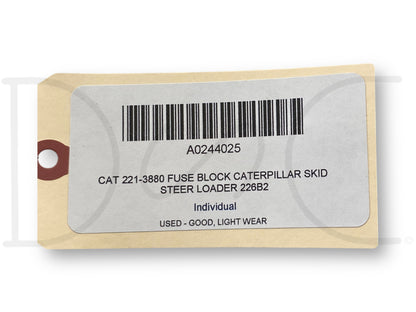 Cat 221-3880 Fuse Block Caterpillar Skid Steer Loader 226B2