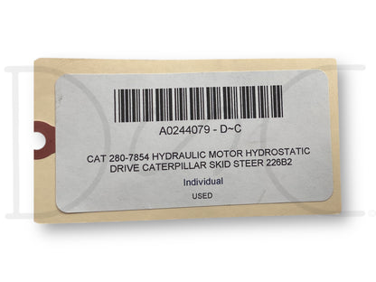 Cat 280-7854 Hydraulic Motor Hydrostatic Drive Caterpillar Skid Steer 226B2