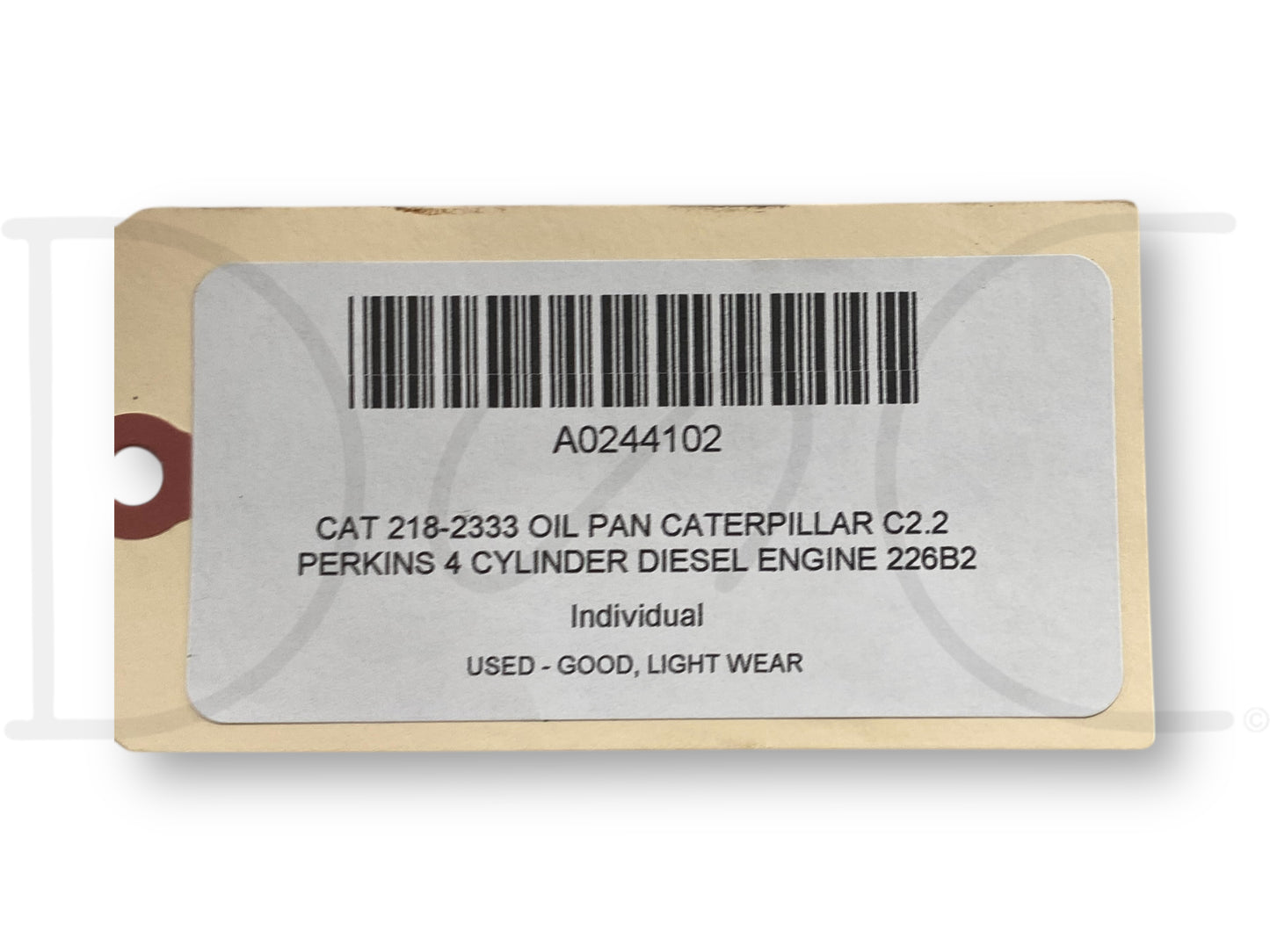 Cat 218-2333 Oil Pan Caterpillar C2.2 Perkins 4 Cylinder Diesel Engine 226B2