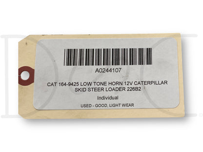 Cat 164-9425 Low Tone Horn 12V Caterpillar Skid Steer Loader 226B2