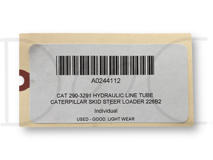 Cat 290-3291 Hydraulic Line Tube Caterpillar Skid Steer Loader 226B2