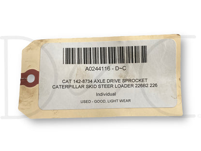 Cat 142-8734 Axle Drive Sprocket Caterpillar Skid Steer Loader 226B2 226 216B