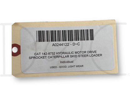 Cat 142-8732 Hydraulic Motor Drive Sprocket Caterpillar Skid Steer Loader 226B2