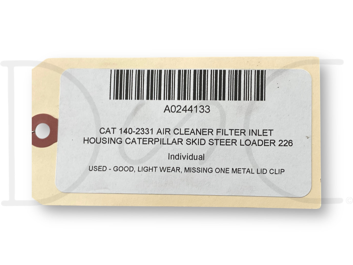 Cat 140-2331 Air Cleaner Filter Inlet Housing Caterpillar Skid Steer Loader 226