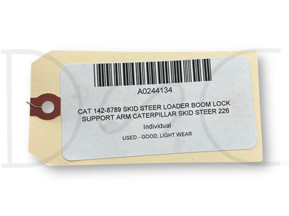 Cat 142-8789 Skid Steer Loader Boom Lock Support Arm Caterpillar Skid Steer 226