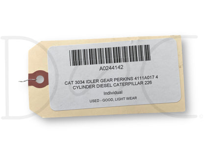 Cat 3034 Idler Gear Perkins 4111A017 4 Cylinder Diesel Caterpillar 226