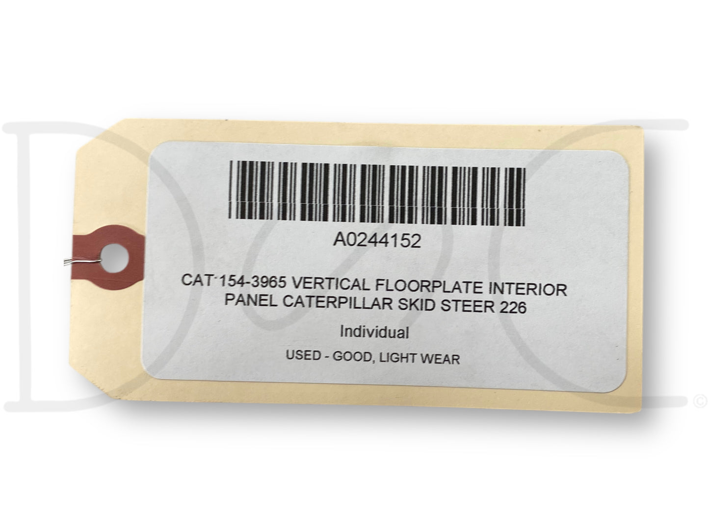 Cat 154-3965 Vertical Floorplate Interior Panel Caterpillar Skid Steer 226