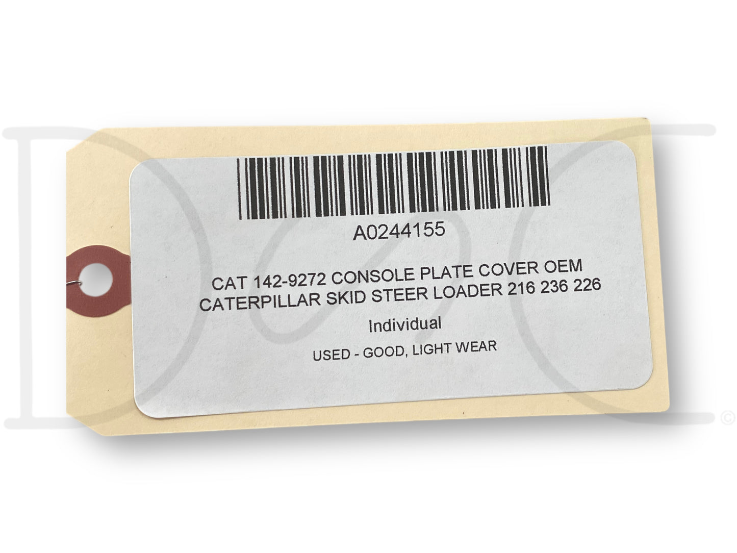 Cat 142-9272 Console Plate Cover OEM Caterpillar Skid Steer Loader 216 236 226
