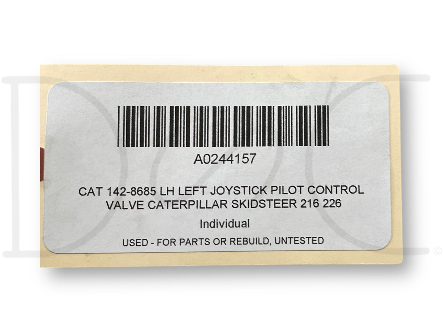 Cat 142-8685 LH Left Joystick Pilot Control Valve Caterpillar Skidsteer 216 226