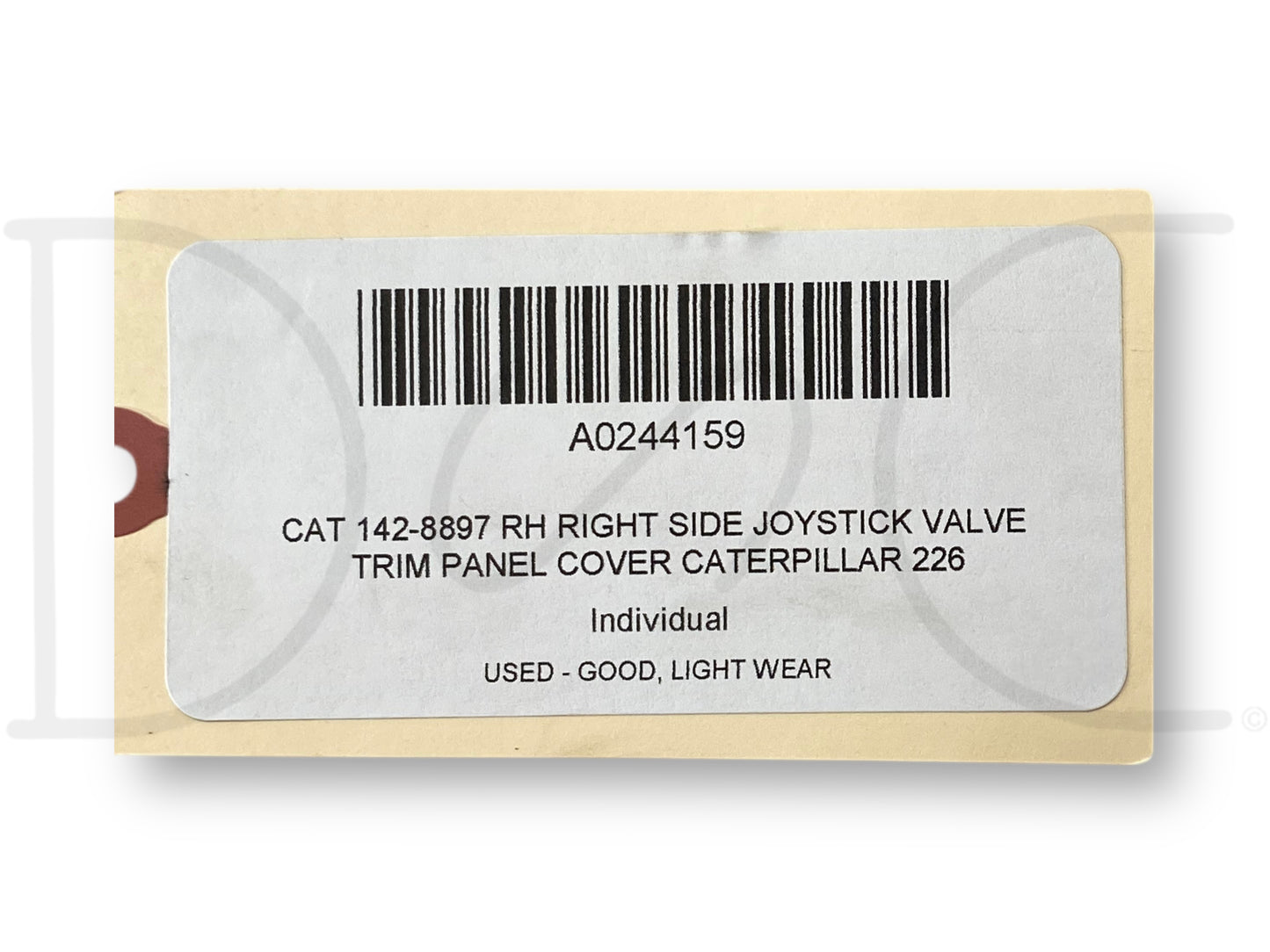 Cat 142-8897 RH Right Side Joystick Valve Trim Panel Cover Caterpillar 226