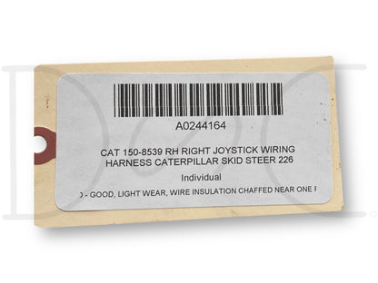 Cat 150-8539 RH Right Joystick Wiring Harness Caterpillar Skid Steer 226