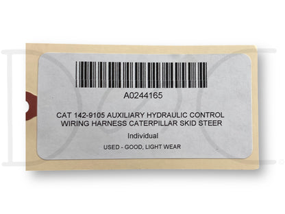Cat 142-9105 Auxiliary Hydraulic Control Wiring Harness Caterpillar Skid Steer