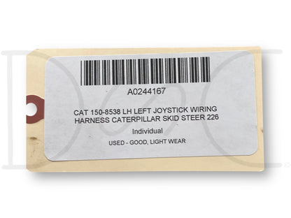 Cat 150-8538 LH Left Joystick Wiring Harness Caterpillar Skid Steer 226