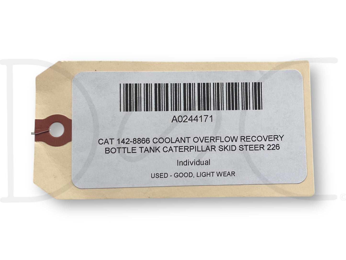 Cat 142-8866 Coolant Overflow Recovery Bottle Tank Caterpillar Skid Steer 226