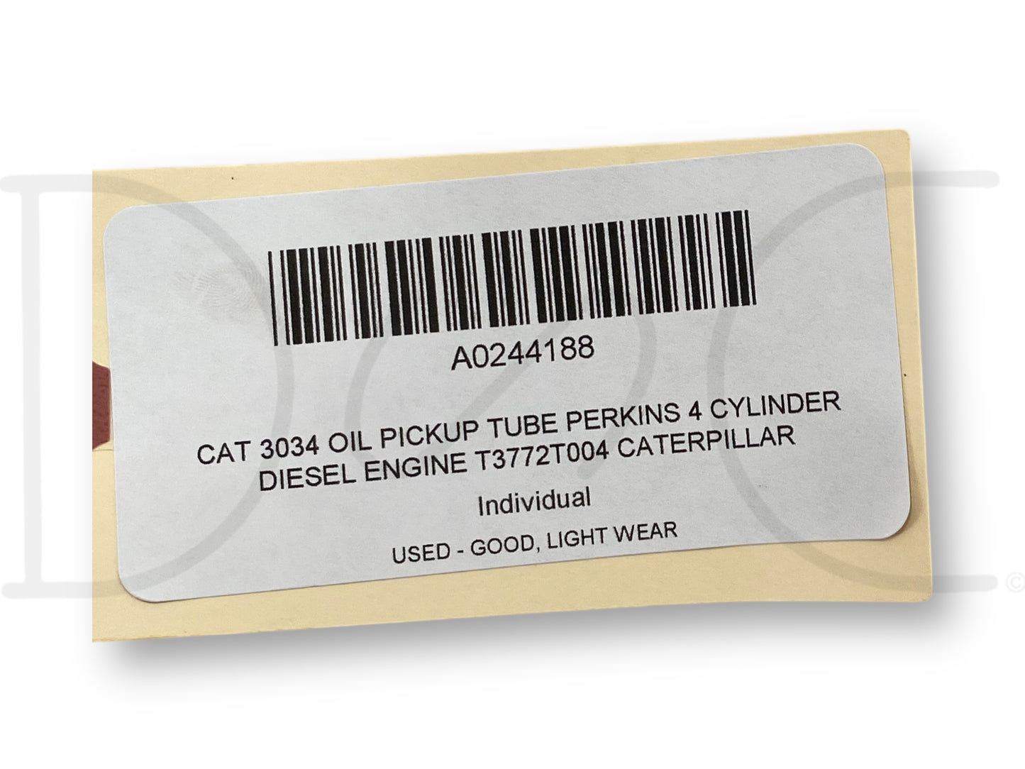 Cat 3034 Oil Pickup Tube Perkins 4 Cylinder Diesel Engine T3772T004 Caterpillar