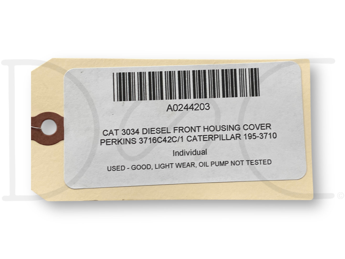 Cat 3034 Diesel Front Housing Cover Perkins 3716C42C/1 Caterpillar 195-3710