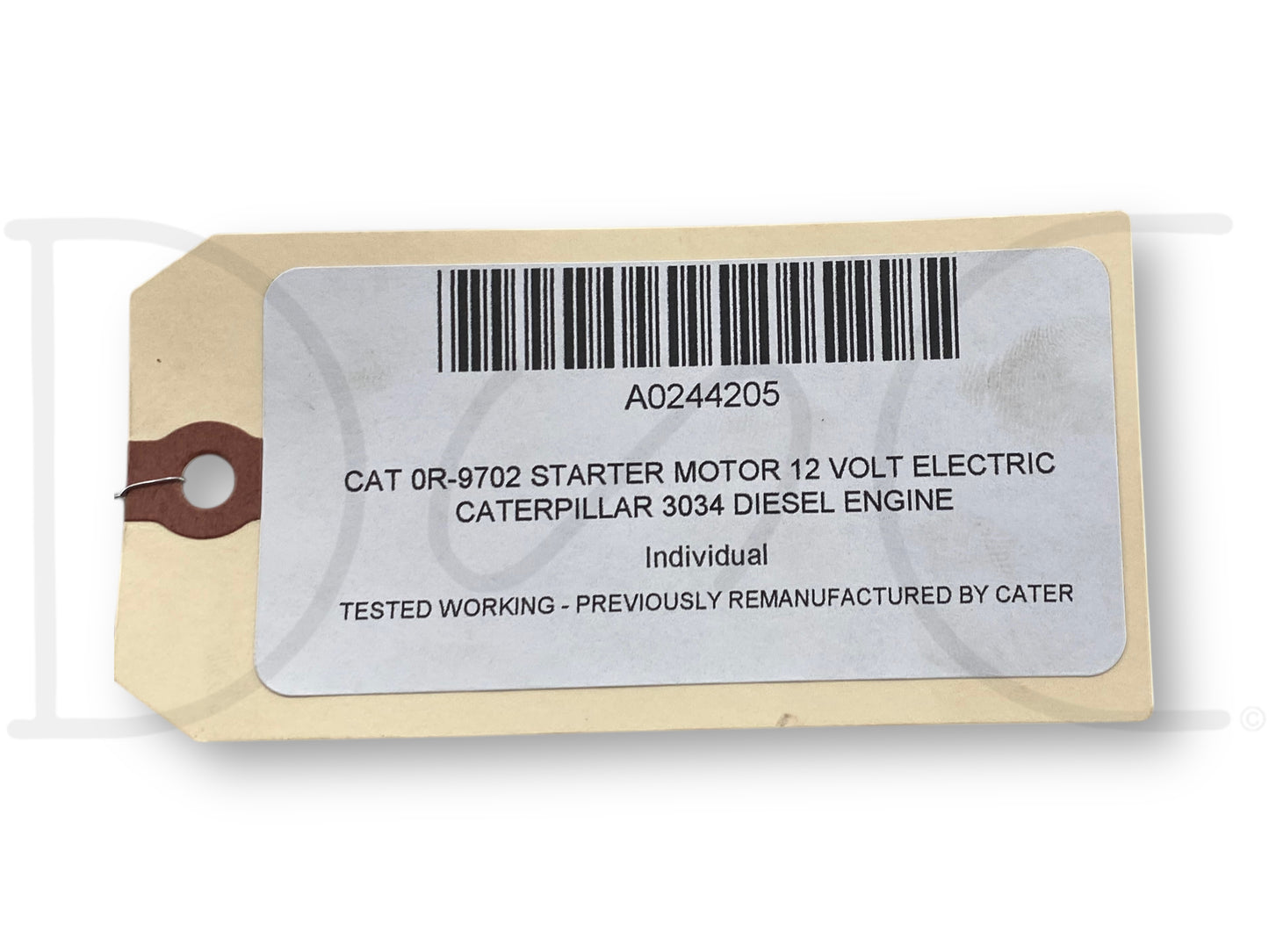 Cat 0R-9702 Starter Motor 12 Volt Electric Caterpillar 3034 Diesel Engine