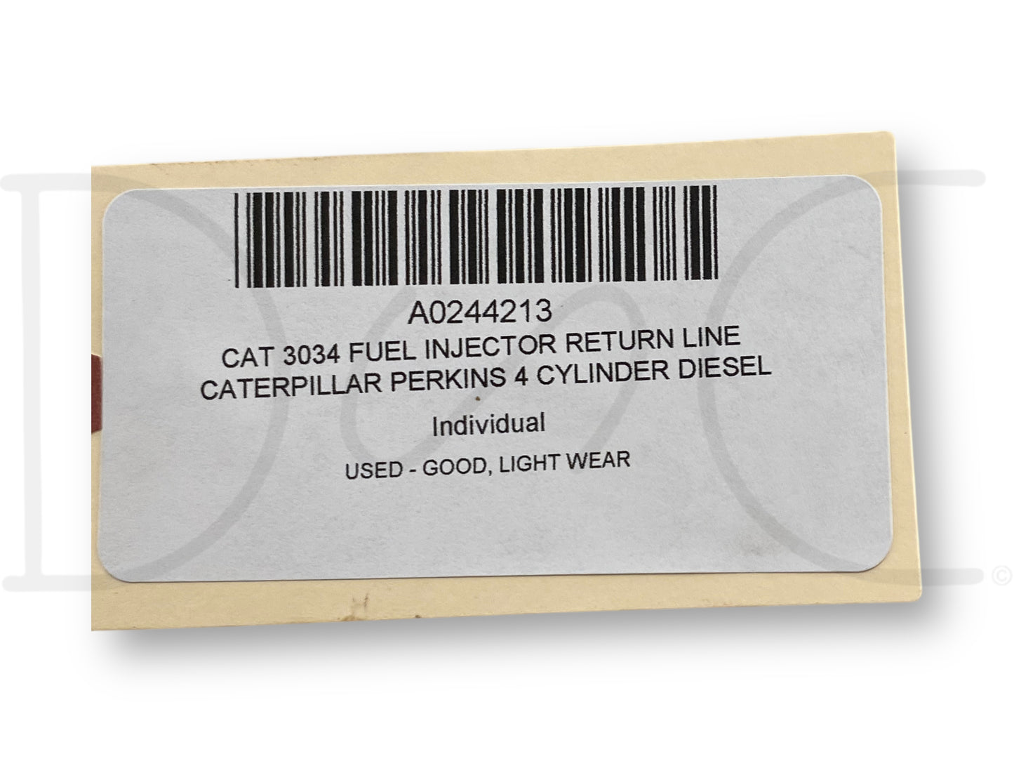Cat 3034 Fuel Injector Return Line Caterpillar Perkins 4 Cylinder Diesel