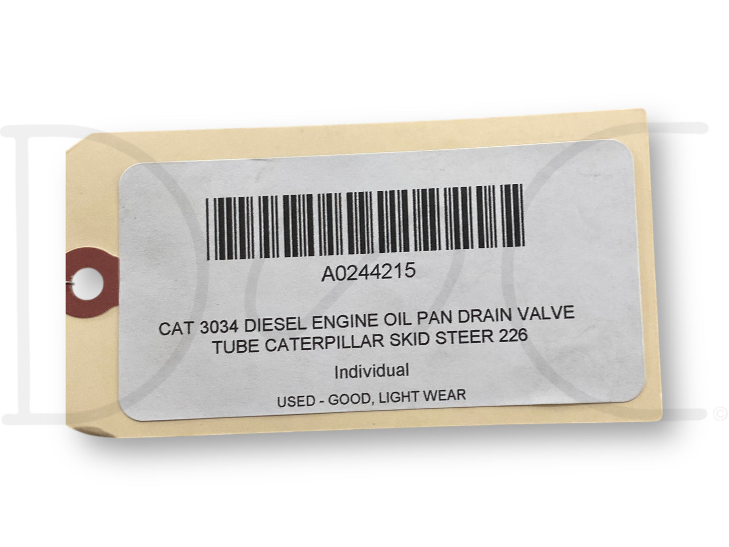 Cat 3034 Diesel Engine Oil Pan Drain Valve Tube Caterpillar Skid Steer 226
