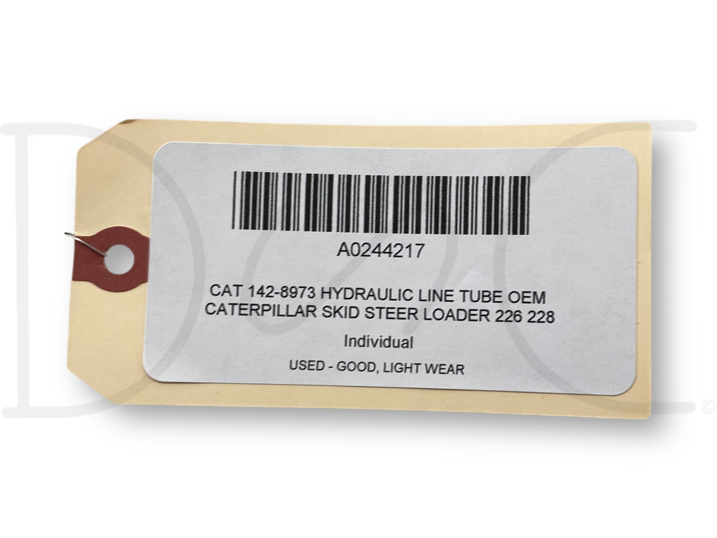 Cat 142-8973 Hydraulic Line Tube OEM Caterpillar Skid Steer Loader 226 228