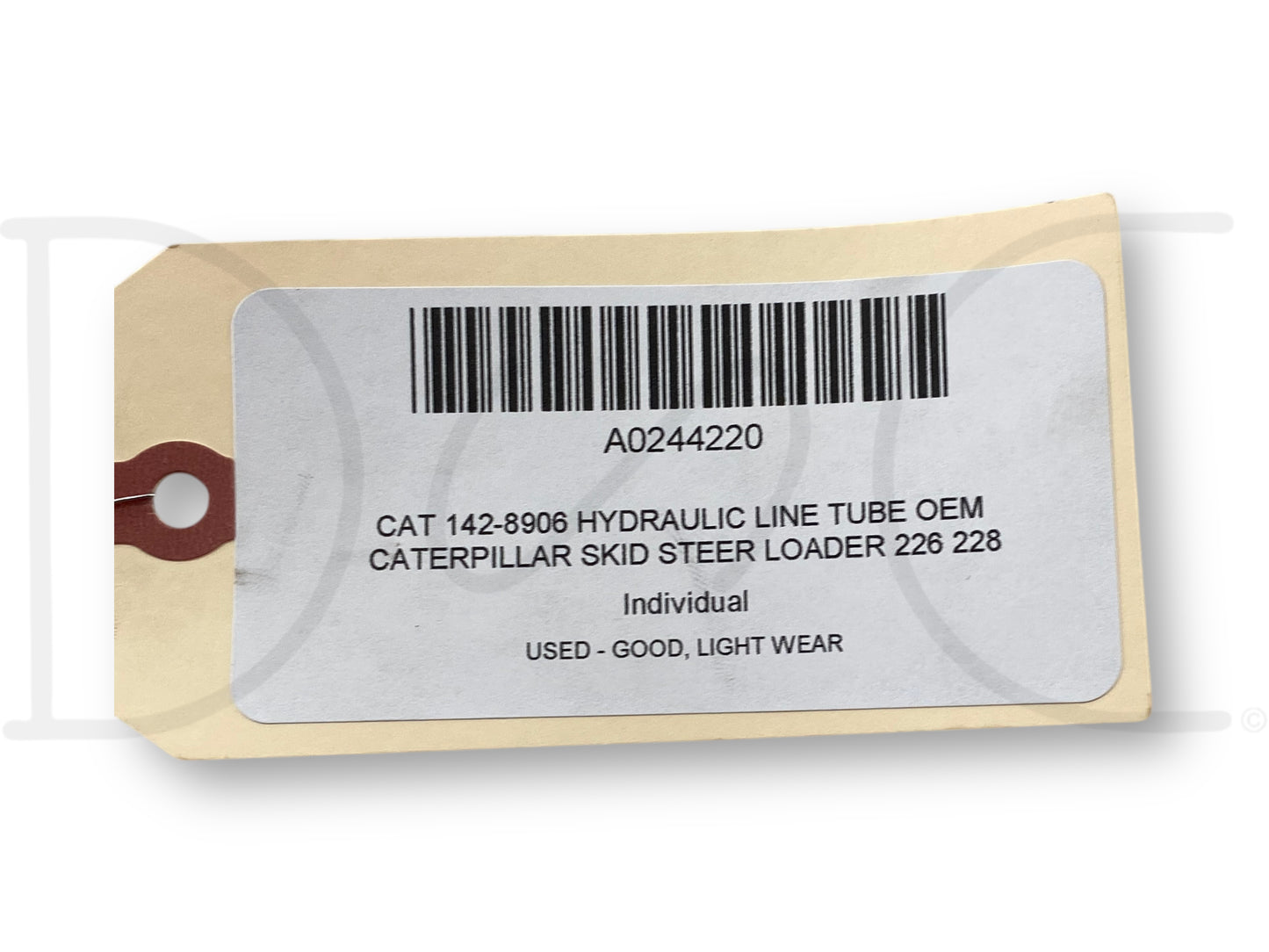 Cat 142-8906 Hydraulic Line Tube OEM Caterpillar Skid Steer Loader 226 228