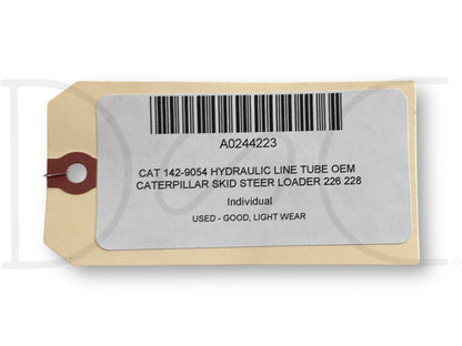 Cat 142-9054 Hydraulic Line Tube OEM Caterpillar Skid Steer Loader 226 228