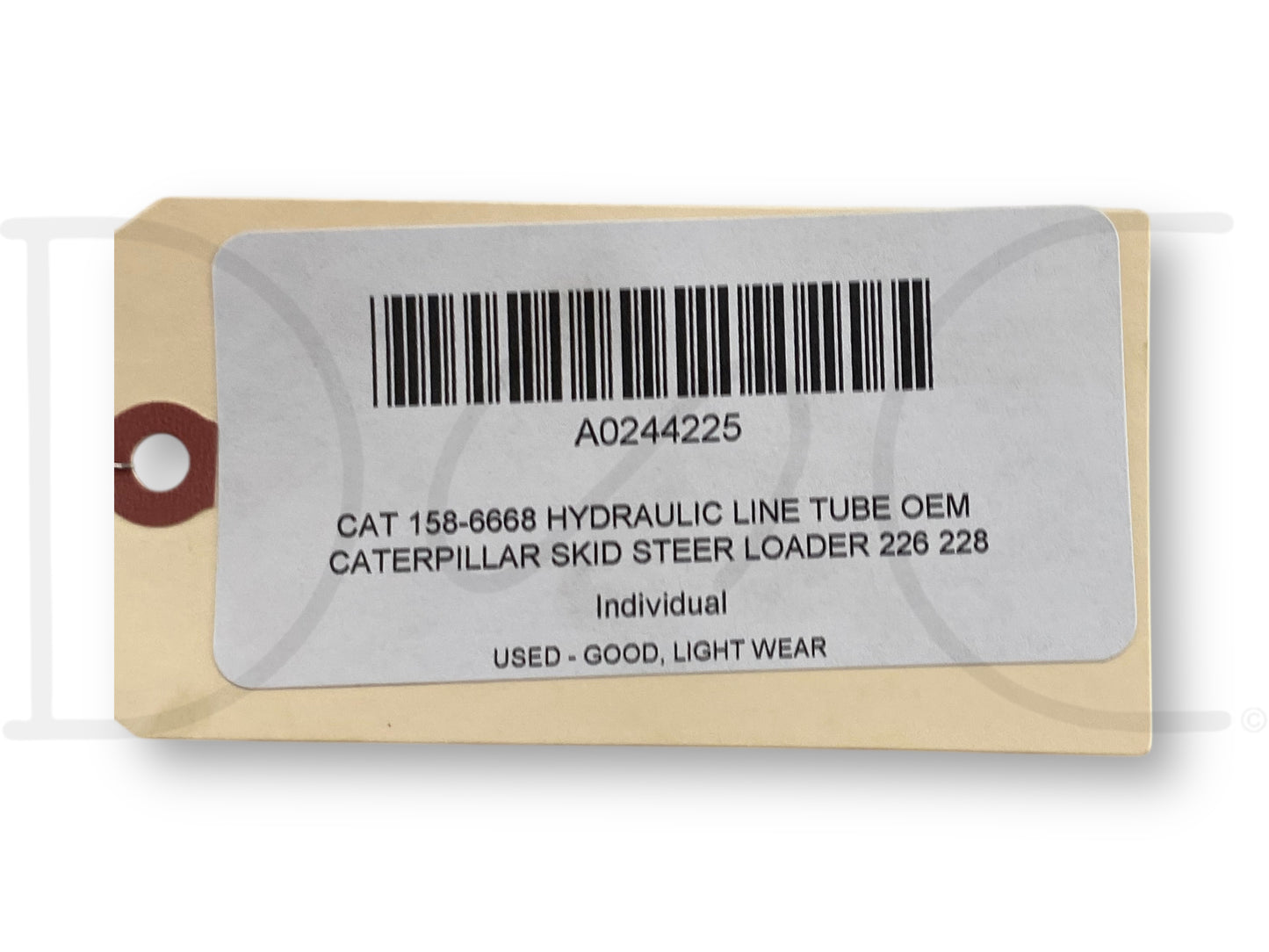 Cat 158-6668 Hydraulic Line Tube OEM Caterpillar Skid Steer Loader 226 228
