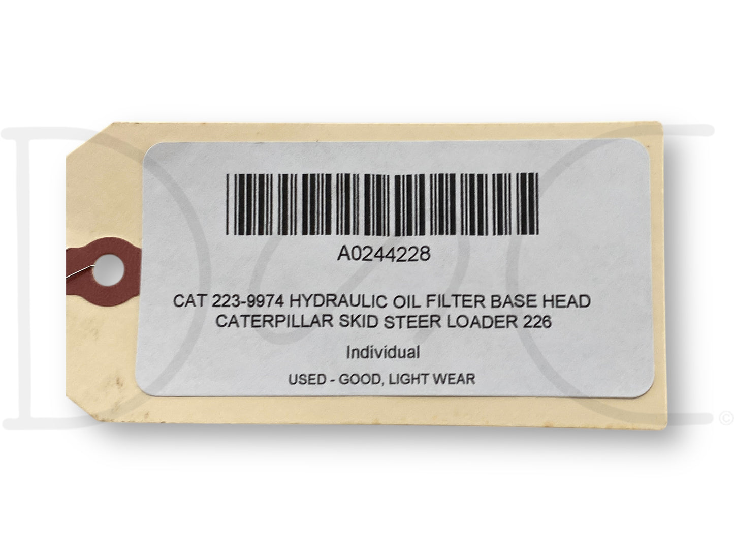 Cat 223-9974 Hydraulic Oil Filter Base Head Caterpillar Skid Steer Loader 226