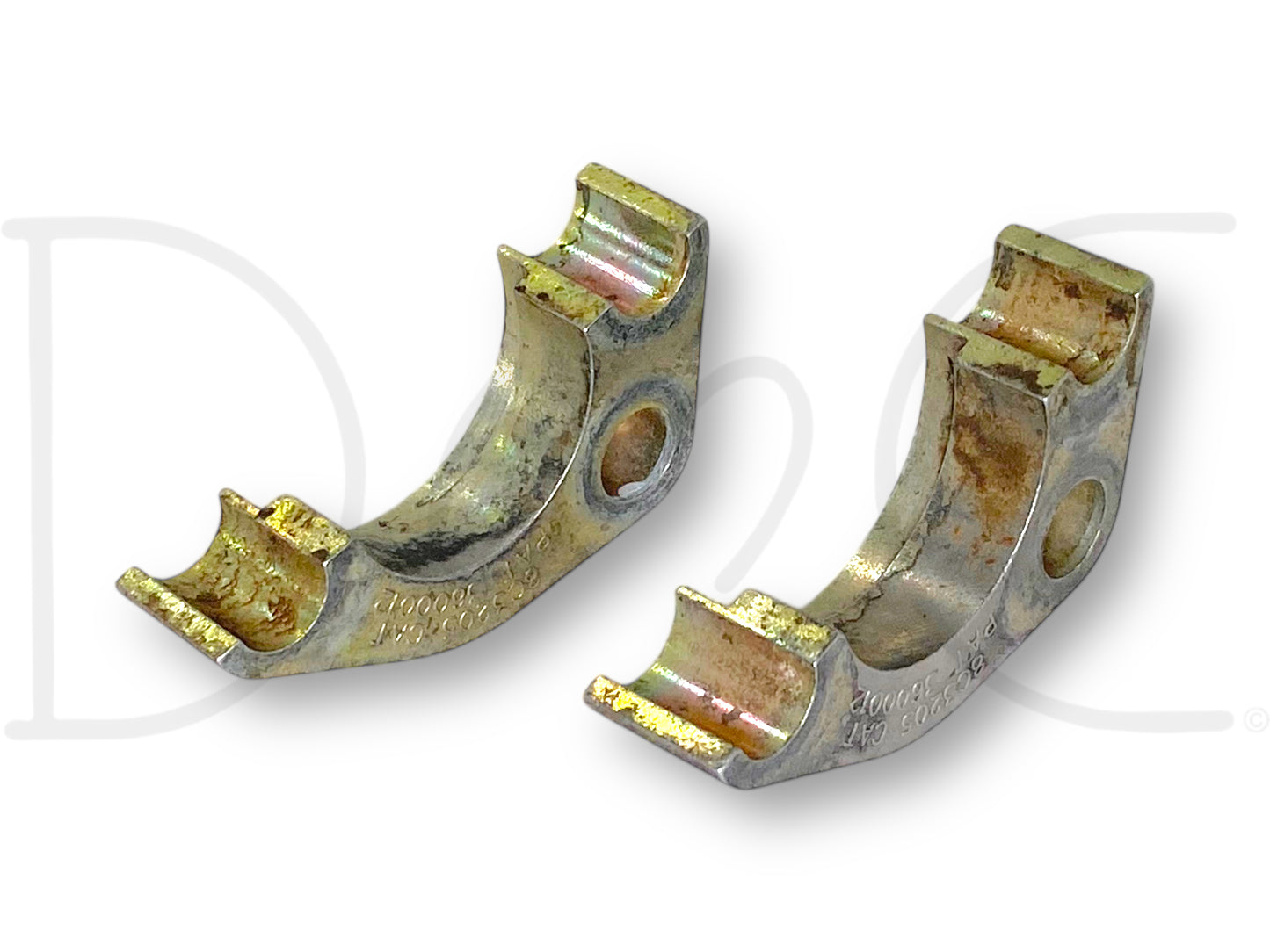 Cat 8C-3205 38.89MM Counter Bore Diameter Split Flange Clamp Pair Caterpillar