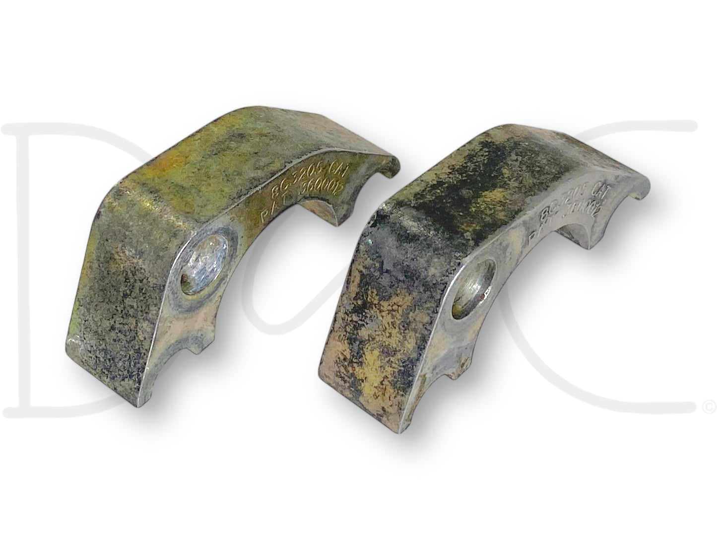 Cat 8C-3205 38.89MM Counter Bore Diameter Split Flange Clamp Pair Caterpillar
