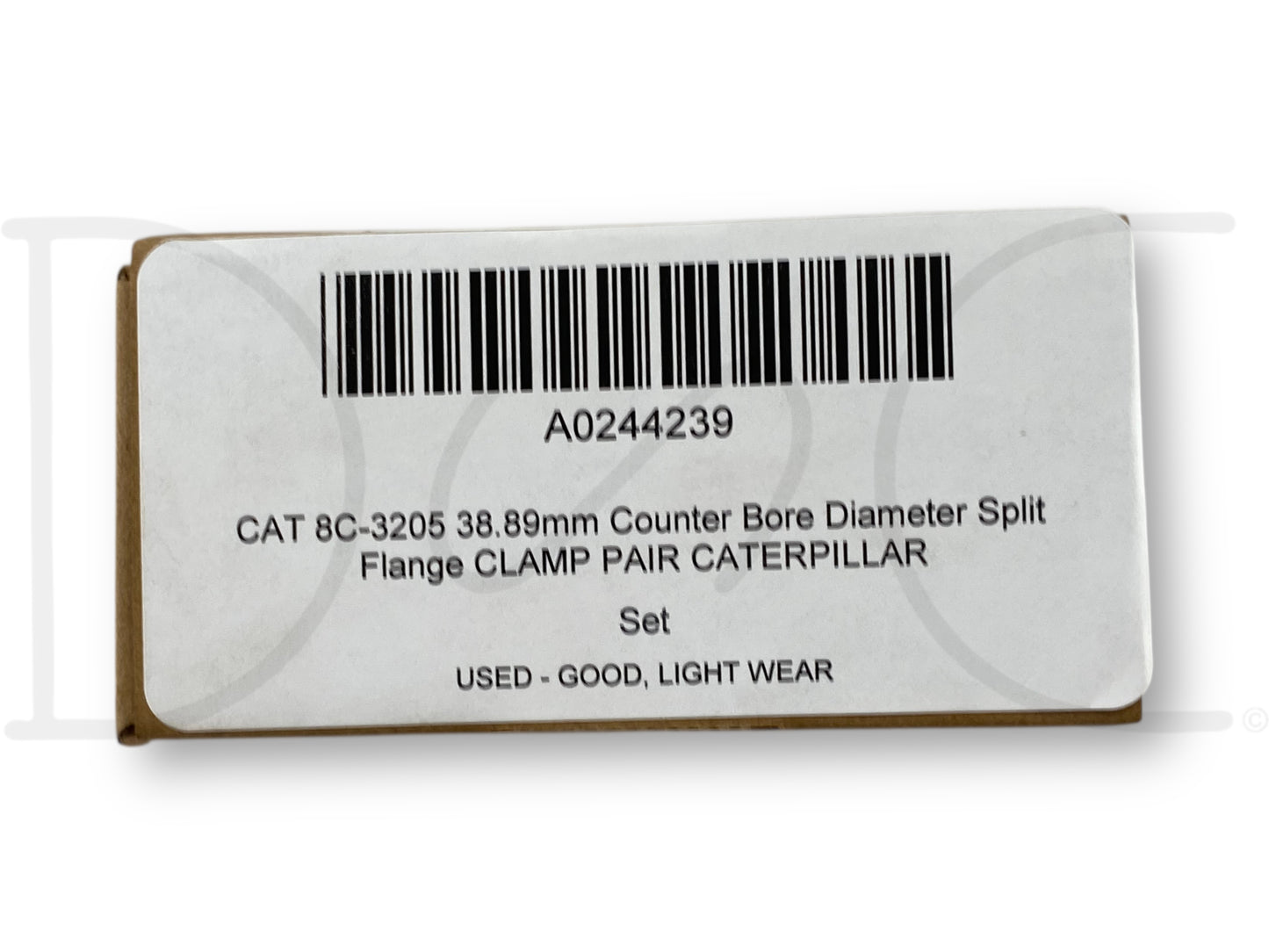 Cat 8C-3205 38.89MM Counter Bore Diameter Split Flange Clamp Pair Caterpillar