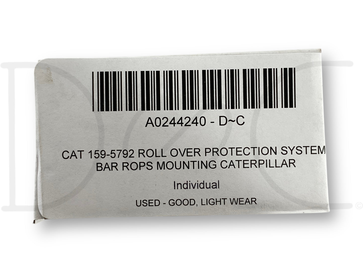 Cat 159-5792 Roll Over Protection System Bar Rops Mounting Caterpillar