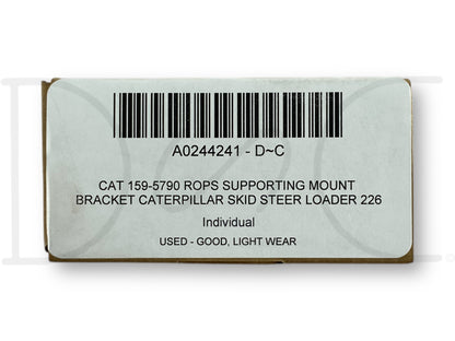 Cat 159-5790 Rops Supporting Mount Bracket Caterpillar Skid Steer Loader 226