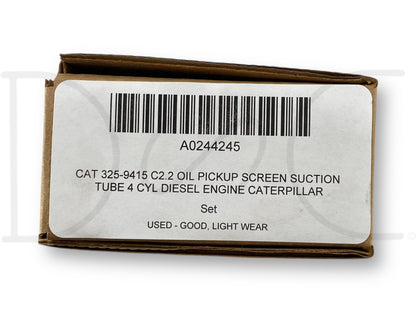 Cat 325-9415 C2.2 Oil Pickup Screen Suction Tube 4 Cyl Diesel Engine Caterpillar