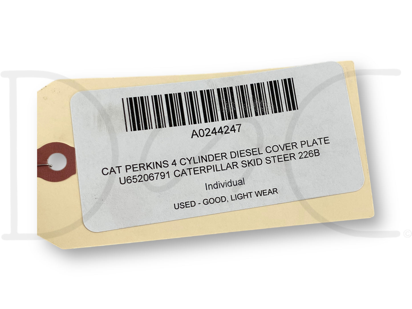 Cat Perkins 4 Cylinder Diesel Cover Plate U65206791 Caterpillar Skid Steer 226B